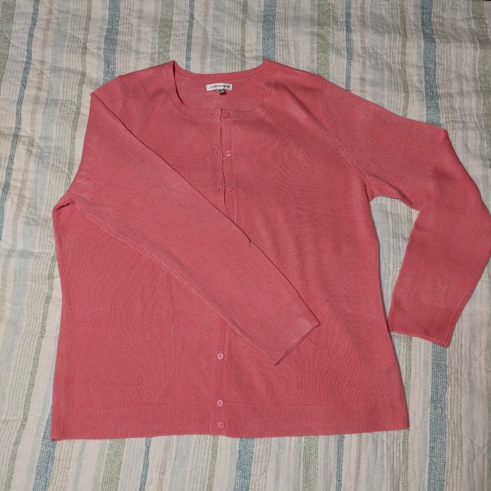 Pink Cardigan XL